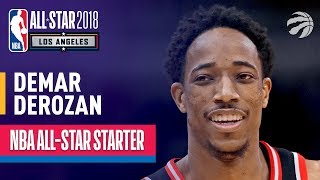 DeMar DeRozan 2018 AllStar Starter  Best Highlights 20172018 [upl. by Ausoj257]