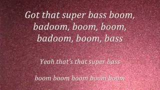 Nicki MinajSuper Basslyrics 2011NEW [upl. by Niple392]