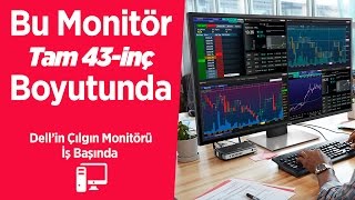 Bu Monitör Tam 43inç Boyutunda  Dell P4317Q İlk İzlenim [upl. by Negriv]