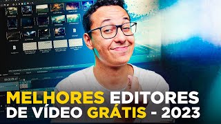 MELHORES EDITORES DE VÍDEO GRÁTIS de 2023 [upl. by Anelaf229]