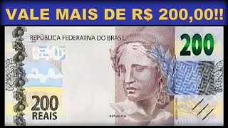 Nova cédula de 200 Reais está sendo vendida Confira o valor FE para colecionadores [upl. by Reyna]