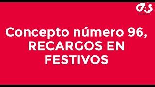 Conoce cómo se paga el Recargo en Festivo [upl. by Espy521]