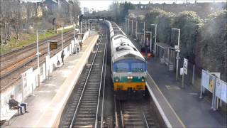 Freight trains at Wandsworth Road [upl. by Asirral]