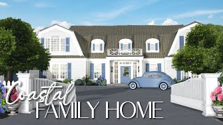 BLOXBURG Coastal Family Home  Part 1 [upl. by Einej856]