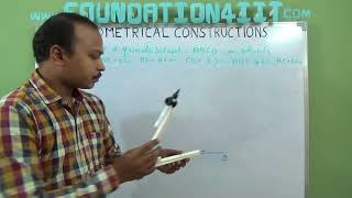 How to Construct a Quadrilateral when its four sides and one diagonal are given [upl. by Deedahs]