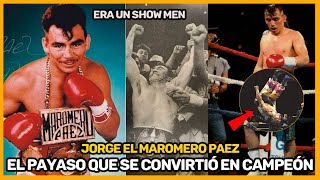 Jorge el Maromero Páez el boxeador que TRABAJABA en un Circo y se convirtió en CAMPEÓN DEL MUNDO [upl. by Ardnasxela494]