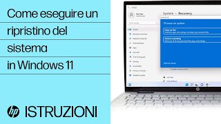 Come eseguire un ripristino del sistema in Windows 11  Computer HP  HP Support [upl. by Maddis]