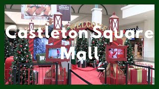 Castleton Square Mall During The Holidays 2023 [upl. by Elocn972]