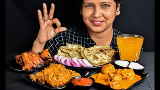 Chicken TikkaMasala amp Chicken Handi amp Rosted Chicken with Butter NUN Salad Raita ASMR Food Video RFV [upl. by Ellekim718]