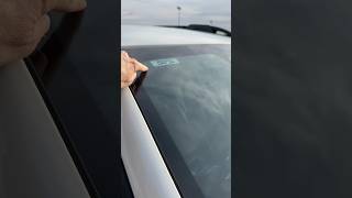 Where to put toll bridge transponder on Subaru windshield [upl. by Lerim]