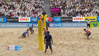 GstaadMajor Mens Gold Medal Match Top Rally [upl. by Ertnom]