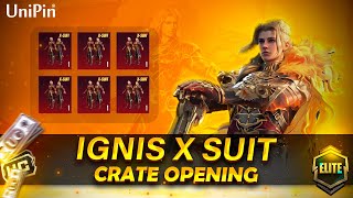 NEW IGNIS X SUIT CRATE OPENING  2x RP GIVEAWAY BY UniPin [upl. by Dash]