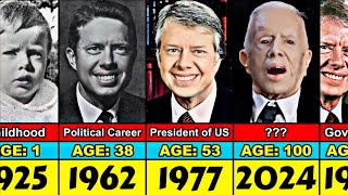 Jimmy Carter Transformation From 1 to 100 Year Old [upl. by Claudina]