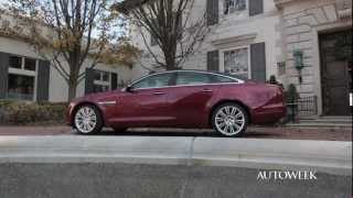 2013 Jaguar XJ 30 supercharged V6  drive review video [upl. by Bartholomew479]