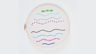 Embroidery Basics Make Your Own Sampler [upl. by Adnylam]