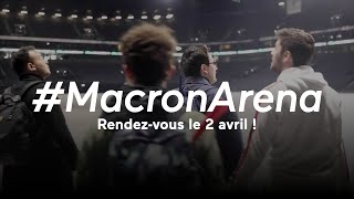 Lévénement dEmmanuel Macron le 2 avril à Paris La Défense Arena [upl. by Nirre]