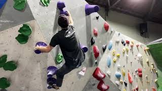 Reading Boulder Comp Wall set Christmas 2020 [upl. by Arakahs606]