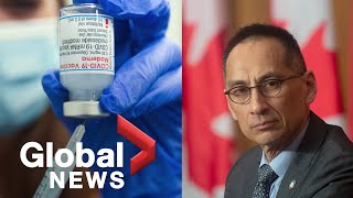 Canada to receive 2 million more Moderna COVID19 vaccines by mid June  FULL [upl. by Korenblat]