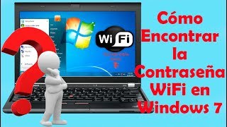 Cómo Encontrar la Clave del WiFi en Windows 7🤔 [upl. by Botzow]