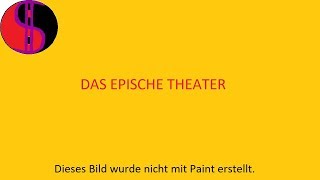 Das epische Theater  der gute Mensch von Sezuan [upl. by Trebleda]