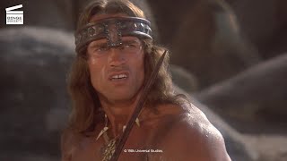 Conan the Destroyer Attacked during the prayers HD CLIP [upl. by Rolyab629]