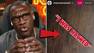 FULL AUDIOShannon Sharpe UNBELIEVABLE Scandal EXPOSED On Instagram LIVE Is It OVER For SHANNON [upl. by Analat]