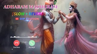 Adharam madhuram ringtone  adharam madhuram song  lofi song  adharammadhuram [upl. by Locke]