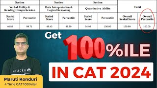 How To Get 100 Percentile In CAT 2024 🔴 Live By Maruti Sir 4Time CAT 100iler [upl. by Boony]