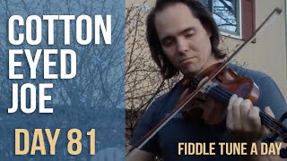 Cotton Eyed Joe  Fiddle Tune a Day  Day 81 [upl. by Wrightson831]