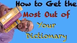 How to Get the Most Out of Your Dictionary  German Learning Tips 15  Deutsch lernen [upl. by Aicilla]