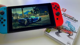 Burnout Paradise Remastered 1  Nintendo Switch handheld gameplay [upl. by Nyleahs]