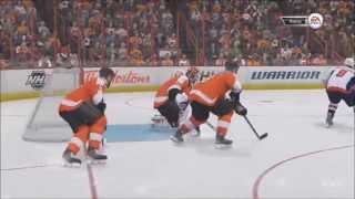 NHL 15  Philadelphia Flyers vs Washington Capitals Gameplay HD [upl. by Notlrac]