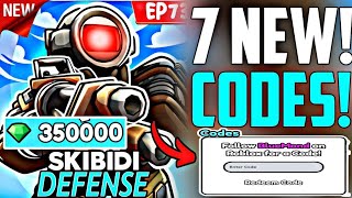 NEW ALL WORKING CODES FOR SKIBIDI TOWER DEFENSE ROBLOX SKIBIDI TOWER DEFENSE COCODES [upl. by Tillfourd]