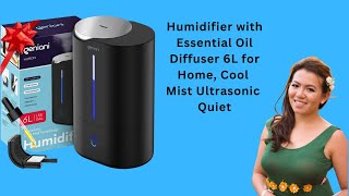 Transform Your Space Top Fill Humidifier amp Essential Oil Diffuser for Home amp Large Rooms Review [upl. by Ocirred233]