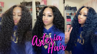 🔥Super Natural Water Wave HD 5x5 Closure Wig Quick Install  No Glue amp No Plucking  Asteria Hair [upl. by Carew31]