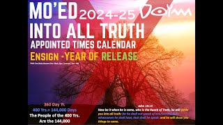 MOED APPOINTED TIMES CALENDAR  THE YEAR OF RELEASE PESACH [upl. by Dnaltruoc706]