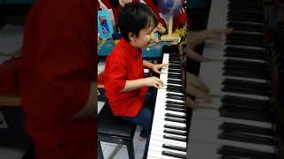 Ryu Lawden 9yo plays CANON ROCK arr by Takushi Koyama [upl. by Towbin]