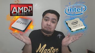 Comparison AMD vs Intel Processor which one is better  Cavemann TechXclusive Tagalog [upl. by Ahtiekal]