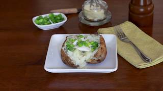 Loaded baked potato in the air fryer Vegan [upl. by Franni]