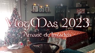 VLOGMAS 1🎄Empezamos las VACACIONES de Diciembre🎄DECORACIÓN NAVIDEÑA y LECTURAS 📖 Amarië de Imladris [upl. by Llerruj]