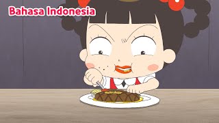 Makanmakan di kencan pertama  Hello Jadoo Bahasa Indonesia [upl. by Anauqed]