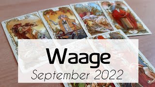 ♎WAAGE  September 2022  Du manifestierst Dir Deinen Erfolg🌟Tarot [upl. by Carrillo]