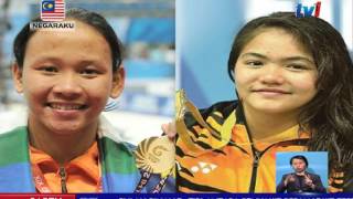 KEJOHANAN TERJUN DUNIA WINDSOR – PANDELELA RINONG DAN NUR DHABITAH SABRI RAIH PERAK 22 APR 2017 [upl. by Feledy]