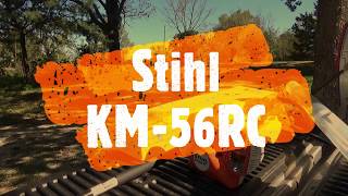 Stihl KM 56 RC Kombi with extension and pole pruner review [upl. by Allyson914]