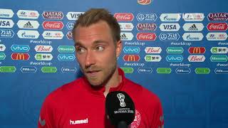 Christian ERIKSEN DENMARK  Post Match Interview  MATCH 6 [upl. by Ainel]