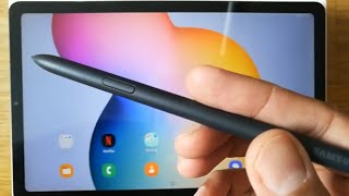 Samsung Galaxy Tab S6 Lite with SPen Button Tips [upl. by Anamor219]