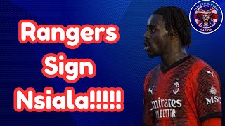 Breaking Rangers News Nsiala Signed [upl. by Teiv]