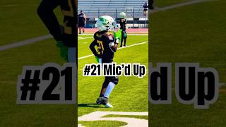 Carter 21 mic’d up against the 10U Henderson Cowboys fyp viral micdup football tackle [upl. by Nwahsad]