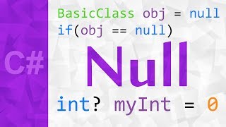 C Null Reference amp Reference Types in C  Plus Nullable Data Types amp The NullReferenceException [upl. by Bedad636]