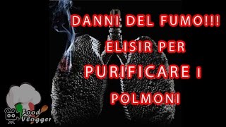 Elisir medicinale fai da te per pulire i polmoni dei FUMATORI  FoodVlogger [upl. by Theron765]